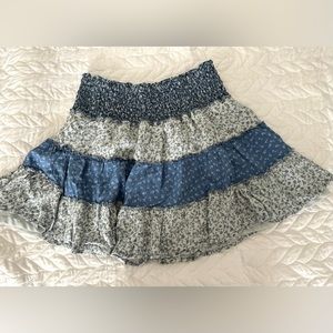 Blue mini skirt from American Eagle in a size XS